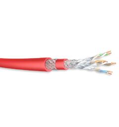 Armada Cat6A Armert Funksjonssikker DNV LSZH, SHF1, UV Res, GSWB, Rød
