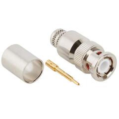 BNC male 50 ohm krymp LMR-400 For Belden 7810A og 400502
