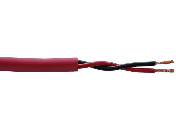 Brann- og Talevarsling 2x1mm2 Flex LSZH Belden Cca-s1d1a1 Rød, 500mT 