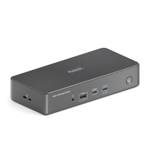 Docking Station USB3.2 Dual Display DL 14-i-1 USB-C docking 5x10Gbps/100W PD