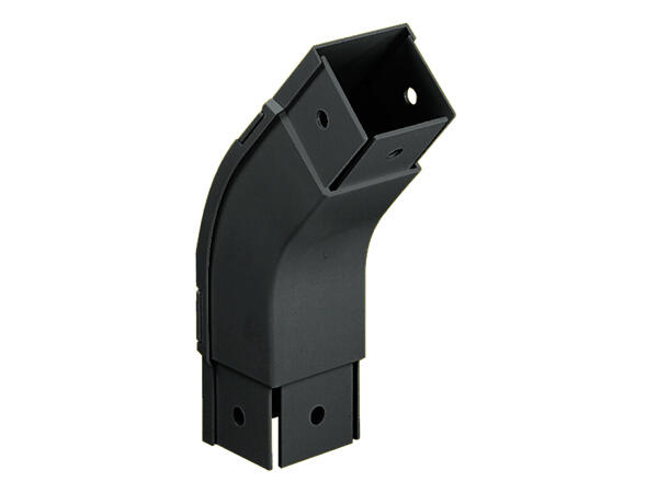 FiberRunner 2x2" Yttervinkel 45°, Sort Panduit 