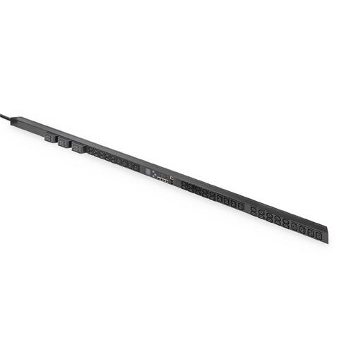 PDU input monitored vertikal 32A, 3 fas 30xC13, 12xC19, 3m kabel, IEC 60309