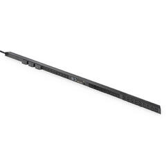 PDU input monitored vertikal 32A, 3 fas 30xC13, 12xC19, 3m kabel, IEC 60309