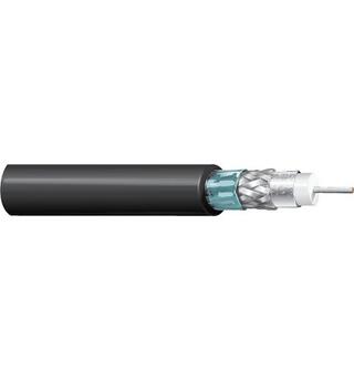 Videokoaks RG-7 12GHz 4K 75 Ohm AWG16 HF Belden Ø=8,13mm LSZH Sort, 500mT