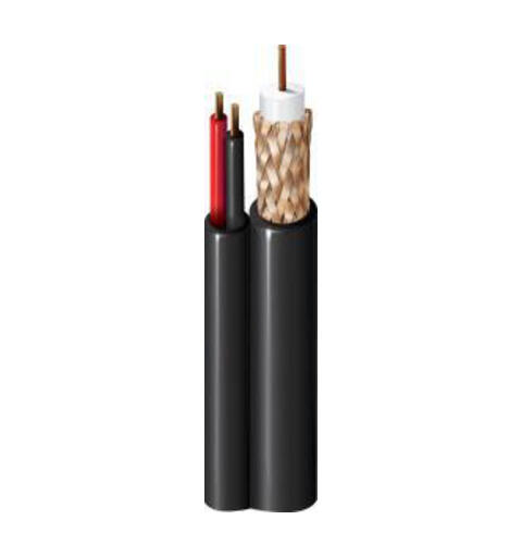 Videokoaks RG6 + Power 2x1mm Banana Peel Belden hybrid 8-tall, 305mT