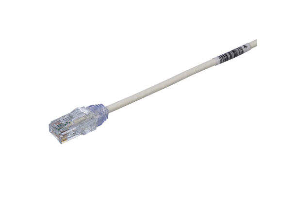 Patch kat6 UTP HF Offwhite 0.2m, AWG28 Panduit Miniatyrpatch 