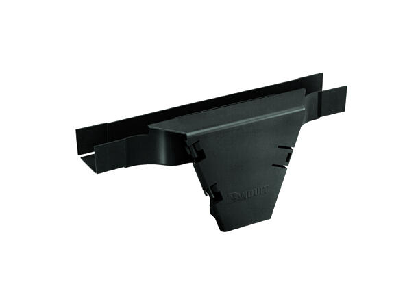 FiberRunner 2x2" Vertikalt fall, Sort Panduit 