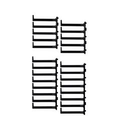 FlexFusion Cable Management Fingers 42-45U Lengde 150mm, Sort