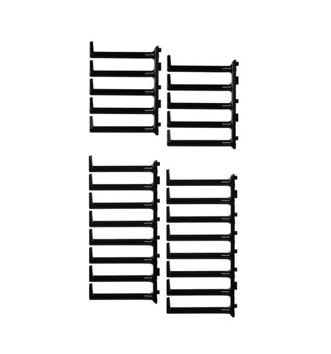 FlexFusion Cable Management Fingers 42-45U Lengde 150mm, Sort