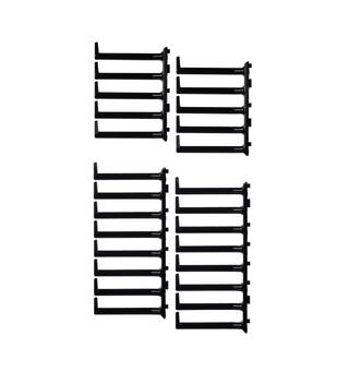 FlexFusion Cable Management Fingers 42-45U Lengde 150mm, Sort