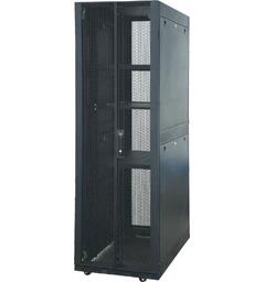 Server rack Unique 48U B600xD1200mm Sort, uten dører, med sidevegg