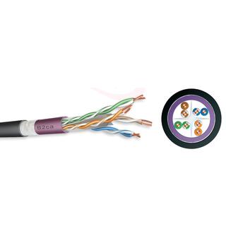 Cat6 U/UTP Duct Grade AWG 23/1 B2ca LSZH, waterblock tape, LDPE jacket, Blk