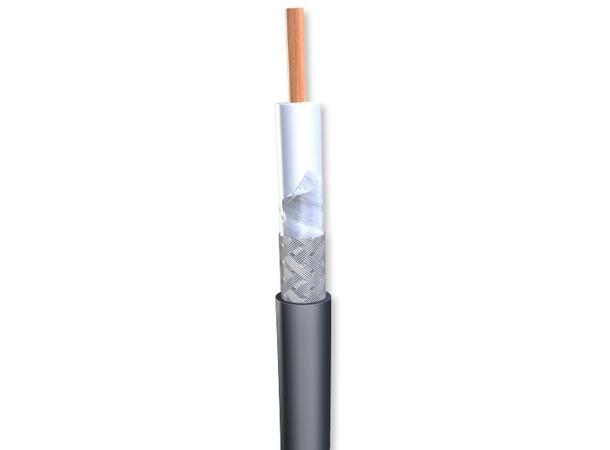 Koaks RG8/RF400 Low Loss Coax Signum®l, PE kappe Sort 