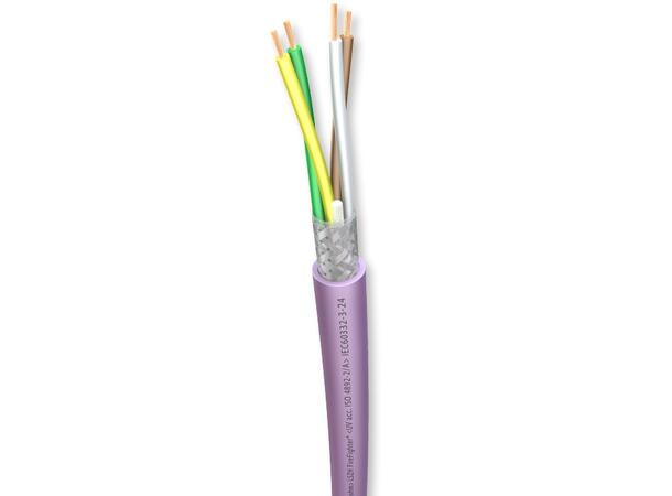 BusCab 2 par 0,34mm² Dual Shield CANBus, RS-485  LSZH, Lilla 