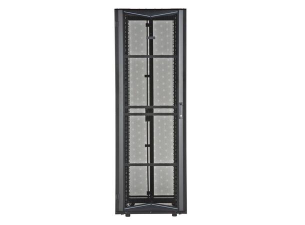 FlexFusion Cabinet 48RU 800mmx1200mm Brush Seal L/R PDU BRKT Black 