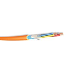 Signalkabel 4x2x0,8mm Bd Funksjonssikker JE-H(St)H, E90/PH120,FE 180, Rød