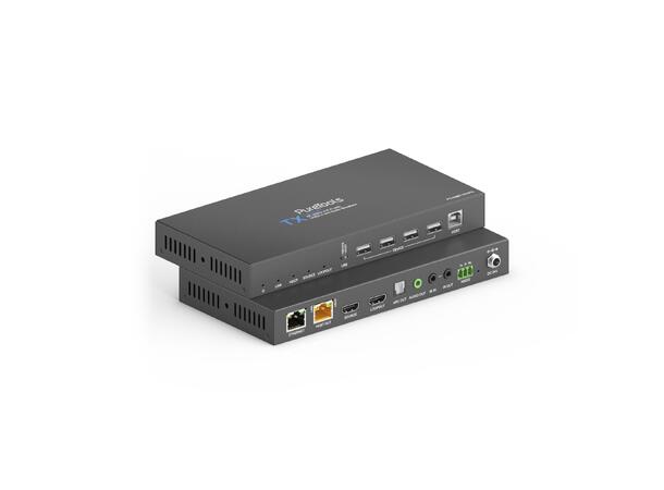 4K 18Gbps HDMI HDBaseT Extender Set HDMI via HDBaseT opp til 100m (4K) 