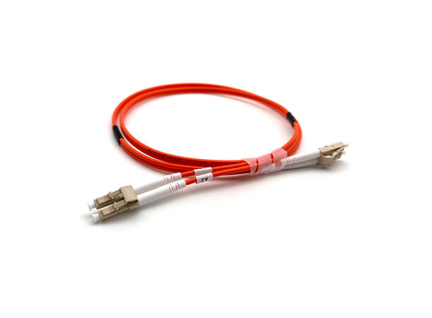 Jotec Fiberpatch forsterket OM1 LC-LC 2m Fiberkabel med dobbel kappe 4x7mm kappe 