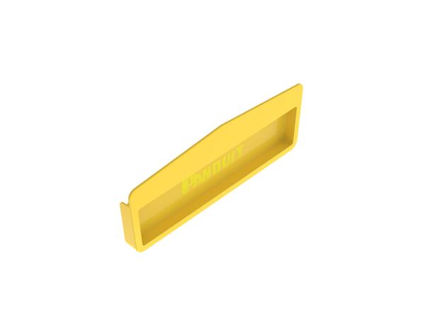 FiberRunner 12x4" Endeavslutning, Gul Panduit 
