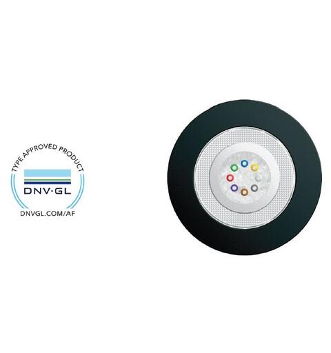 Fiberkabel G48 9/125 SM FRMLT SHF1 Armada, Fire Resistant, DNV,Black