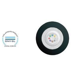 Fiberkabel G48 9/125 SM FRMLT SHF1 Armada, Fire Resistant, DNV,Black