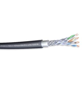Armada Cat7 AWG 23 S/FTP NEK606 MUD Resistant, FRLSZH, UV res, sort