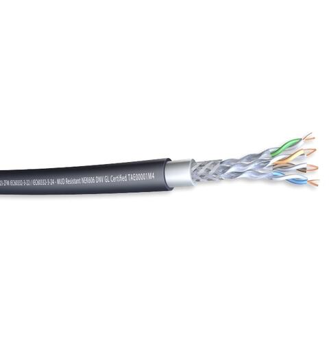 Armada Cat7 AWG 23 S/FTP NEK606 MUD Resistant, FRLSZH, UV res, sort