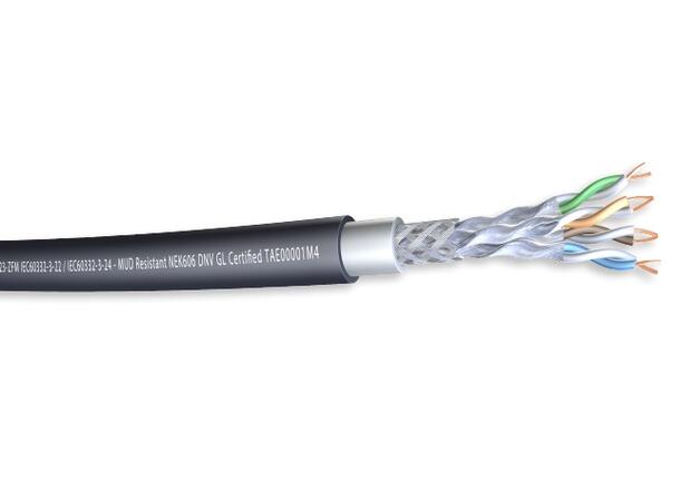 Armada Cat7 AWG 23 S/FTP NEK606 MUD Resistant, FRLSZH, UV res, sort 