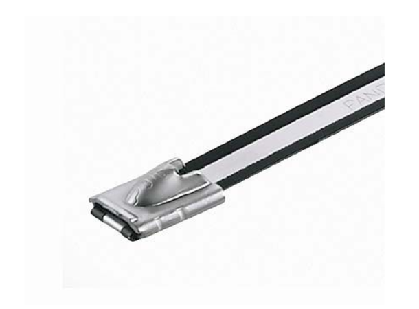 Pan-Steel® Strips stål 362x4,6mm 316SS Nylon 11 coated, Pk à 50stk 