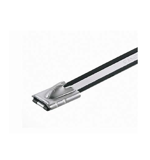 Pan-Steel® Strips stål 362x4,6mm 316SS Nylon 11 coated, Pk à 50stk