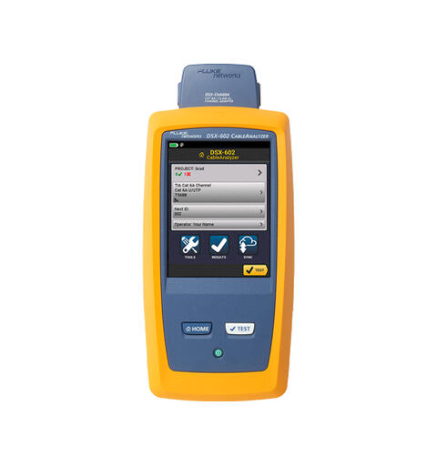 DSX-602 Kabeltester 500MHz Wi-Fi enabled Fluke, Inkl. DSX-PLA004S PL adapter sett