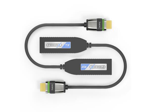HDMI Multimode Fiber Optic Extender Set PueLink ULS FiberX Series, 4K, 18 Gbps 