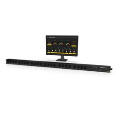 IP-kontrollert PDU 20xC13 + 4xC19 SurgeX, Ind swich socket, remote on/off.