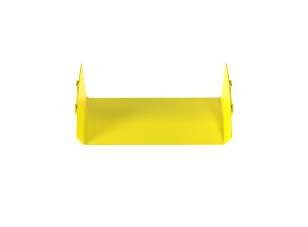 FiberRunner 12x4" Yttervinkel 45°, Gul Panduit Halogenfri 