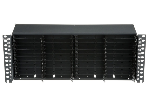 HD Flex Fiber Panel, 4 RU, 48x6-port Panduit 