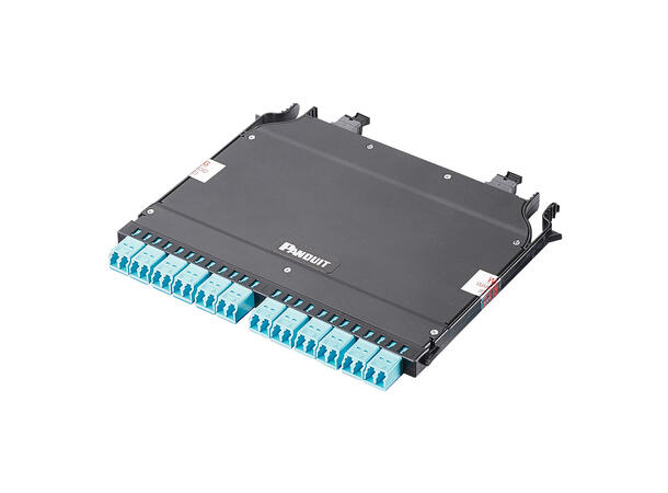 HD flex fiberkasset OM4 2xMPO - 12xLC-D Panduit,24 Fiber, Universal, Ult IL 