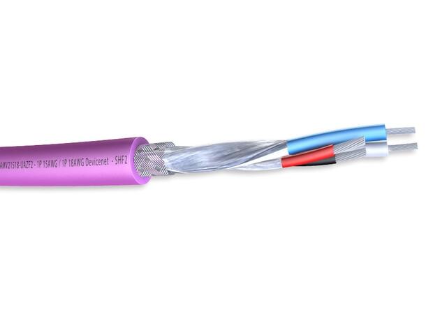 Armada Thick DeviceNet, 2xAWG15+2xAWG18 IEC60332-3-22/24, DNV cert, SHF-2,Violet 