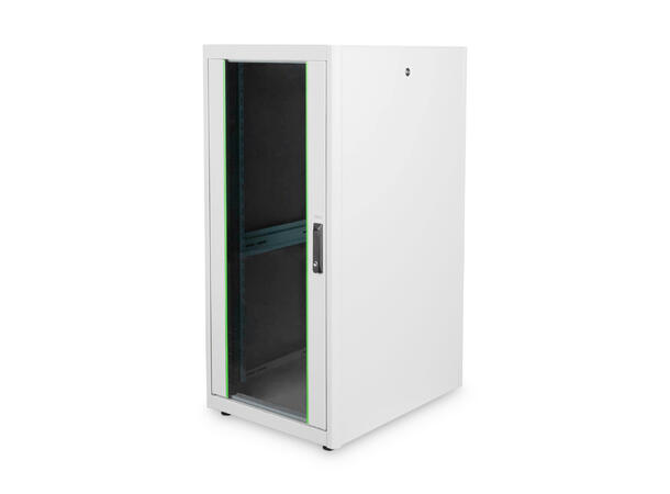 26U Gulvskap,Basic 1330x600x800mm Digitus, grå, 600kg 