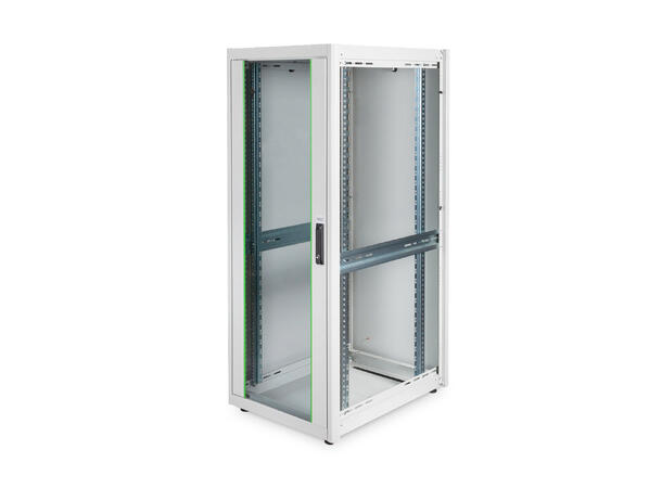 32U Gulvskap,Basic 1590x600x800mm Digitus, grå, 600kg 