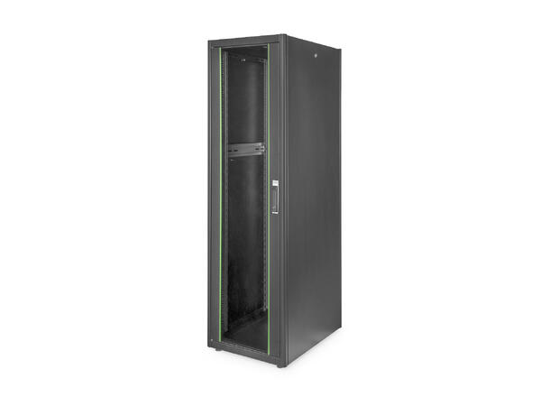 42U Gulvskap,Basic 2040x600x800mm Digitus, sort, 600kg 