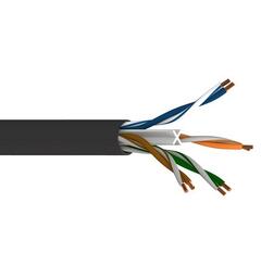 Kat6 Industri 4par U/UTP PVC Belden 7927A, AWG23/1, Sort, 305mT