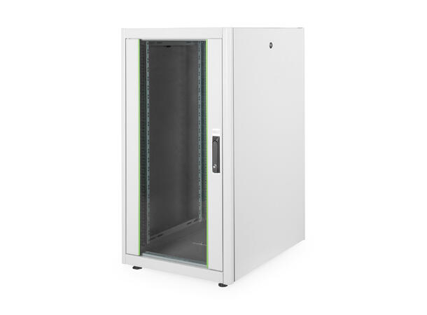 22U Gulvskap,Basic 1155x600x800mm Digitus, grå, 600kg 