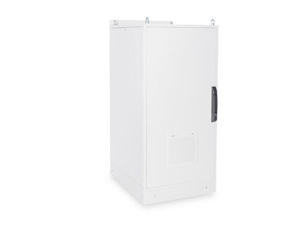 24U Gulvskap,1300x600x800mm Inne skap IP55, Grå, 1500kg 