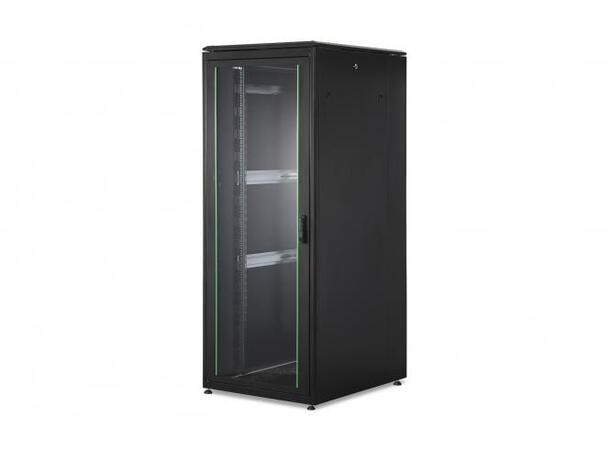 42U Gulvskap,Unique 2053x800x1000mm Digitus, sort, 1200kg 