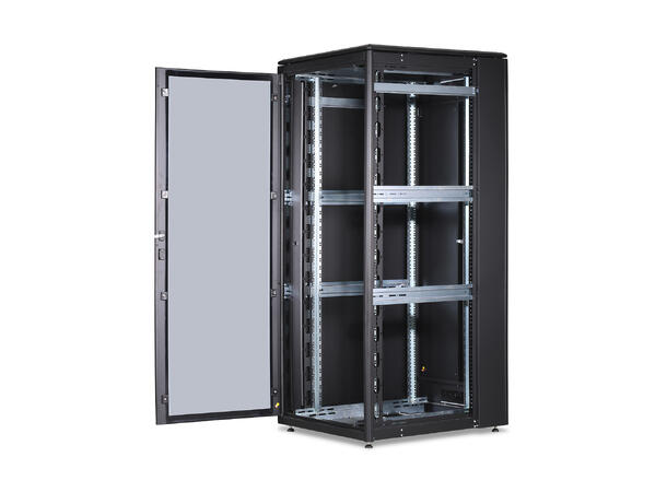 42U Gulvskap,Unique 2053x800x1000mm Digitus, sort, 1200kg 