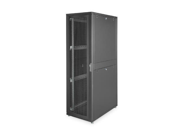 42U serverskap Unique, 2050x800x1000mm Digitus, Sort, 1000kg 