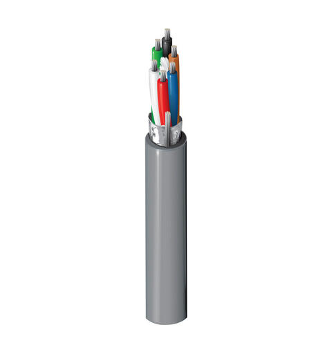 Signalkabel 6leder skjermet, PVC Belden 9536, AWG24, Grå, U305m