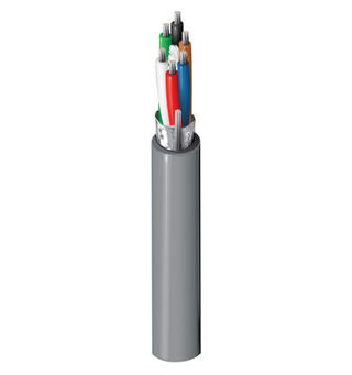 Signalkabel 6leder skjermet, PVC Belden 9536, AWG24, Grå, U305m
