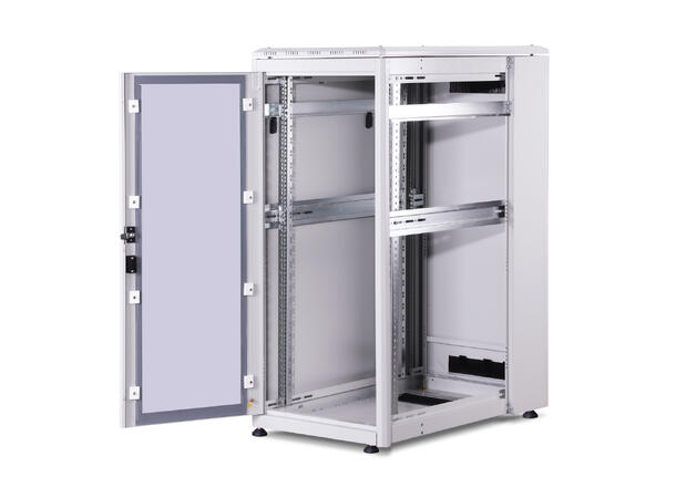 26U Gulvskap,Unique 1342x600x1000mm Digitus, grå, 800kg 