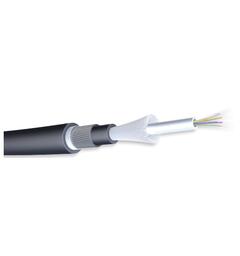Fiberkabel SureLight OM4 G8 Armert (SWA), UV-res, FR-LSZH, Sort